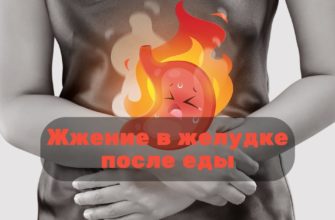 Жжение в желудке после еды